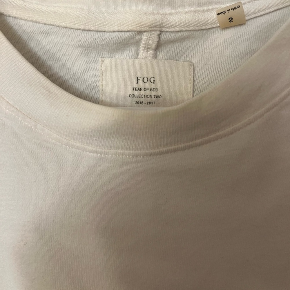 Fear of God, Collection Two long t-shirt in off white